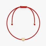 Petite Heart String Bracelet, Nivaria
