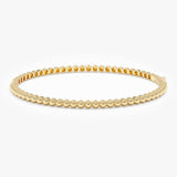 Gold Beaded Bangle, Naeryn