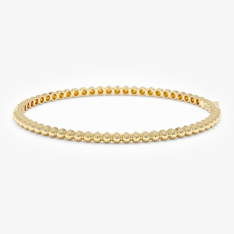 Gold Beaded Bangle, Naeryn