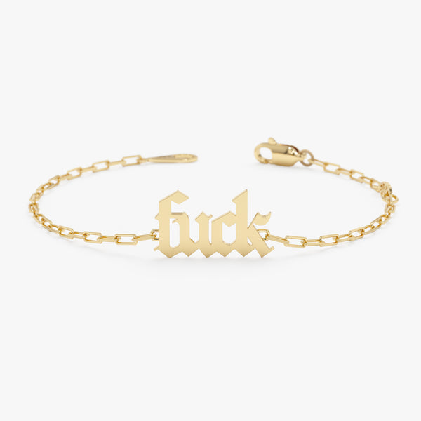 Old English Fuck Bracelet, Ysolaine