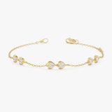 Heart Shape Diamond Bracelet, Virelai