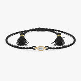 Pear Shape Lab Diamond String Bracelet, Tierney