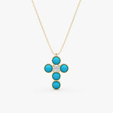 Turquoise Cross Pendant, Mirelda