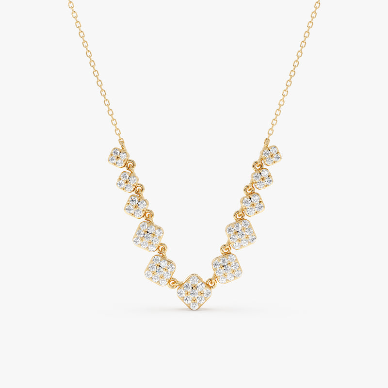 Diamond Graduated Necklace, Zorya