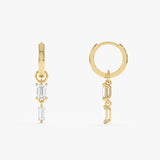 Lab Grown Diamond Dangle Earrings, Velanisse