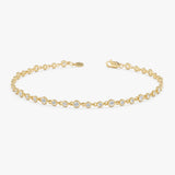 Graduated Lab Grown Diamond Tennis Bracelet, Vaelin