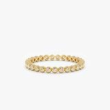 Bezel Diamond Eternity Ring