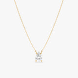 Pear Shape Lab Diamond Necklace, Ziva