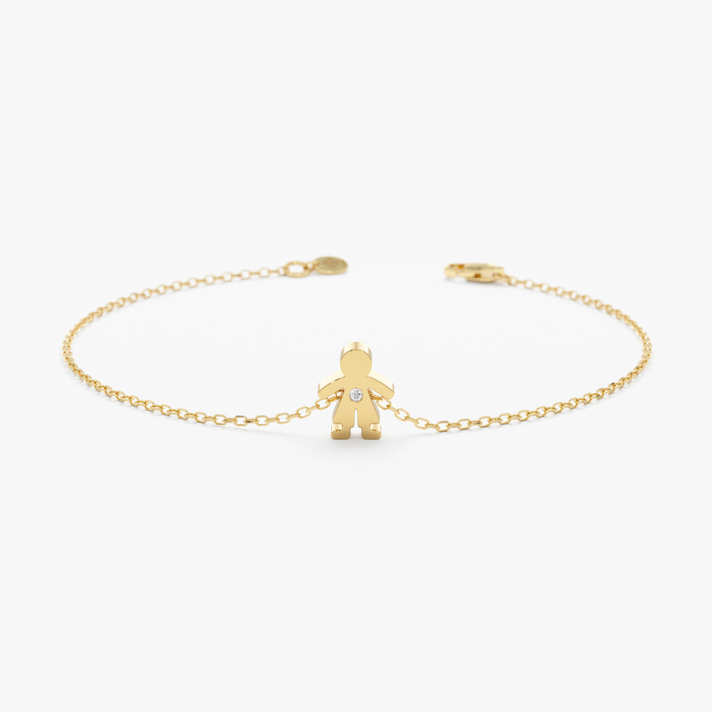 Baby boy bracelets gold hot sale