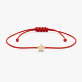 Petite Pave Star String Bracelet, Nivaria