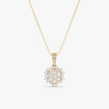Diamond Starburst Pendant Necklace, Dream