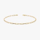 Thin Paperclip Chain Bracelet