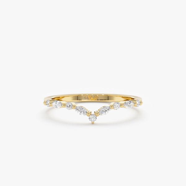 solid gold diamond ring