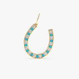 Turquoise Horseshoe Charm, Zanitha