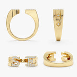 Diamond Initial Ring, Kiri