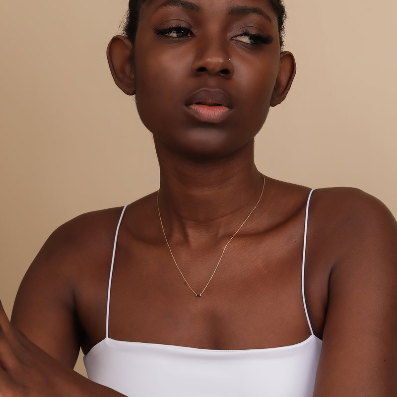 handmade natural stone necklace
