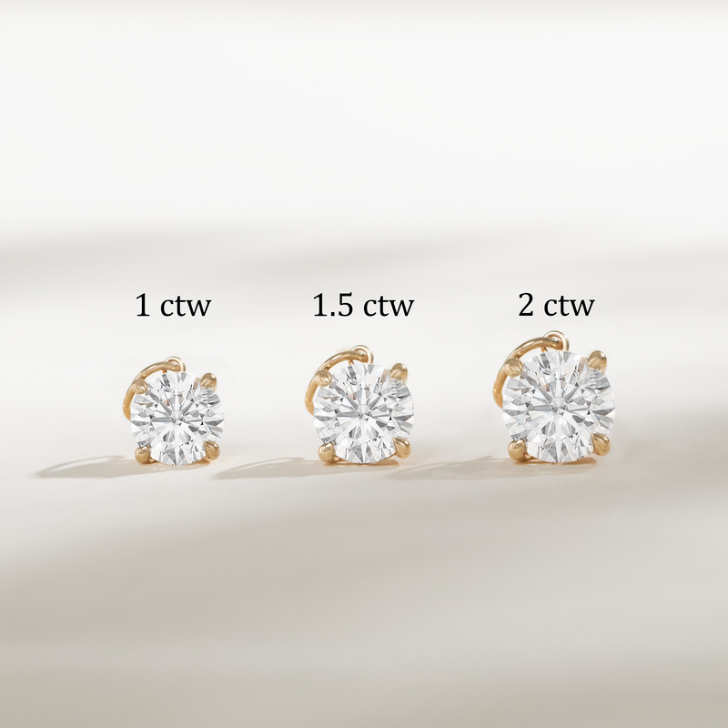 Round Lab Grown Diamond Necklace, Livia