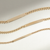 Solid Gold ID Bracelet, Nola