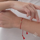 Oval Lab Diamond String Bracelet, Tierney