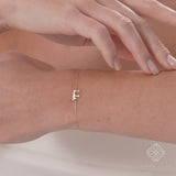 Solid Gold Chai Bracelet, Chavah