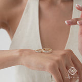 Lab Grown Baguette Eternity Band, Sylvaine
