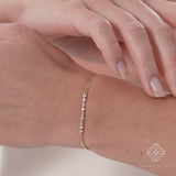 Lab Grown Diamond Cuban Chain Bracelet, Marzelyne