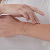 Oval Lab Diamond Station Bracelet, Caeloria