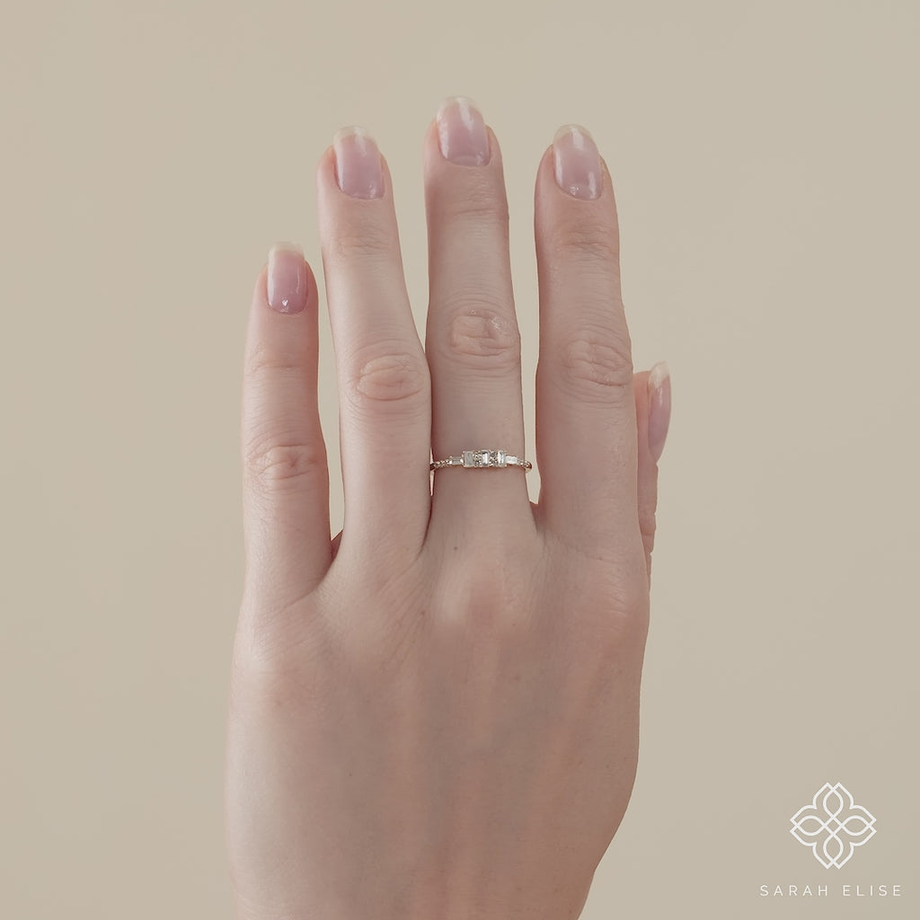 minimalist engagement rings for women