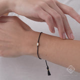 Emerald Cut Lab Diamond String Bracelet, Tierney