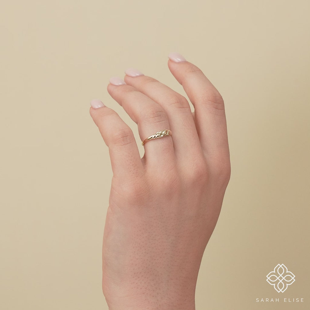 dainty stacking ring