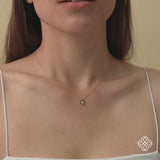 diamond starburst pendant necklace in solid gold