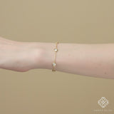 dainty april birthstone bracelet jewellery