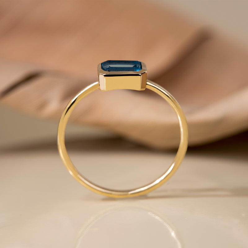 Handmade Natural Topaz Ring