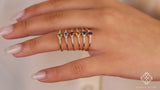 handmade colored natural stones