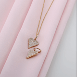Gold Large Heart Charm