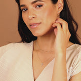 Natural Diamond Solid Gold Charm
