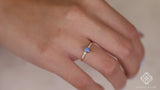natural gemstone statement ring