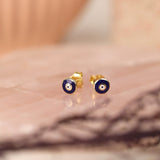 Enamel Evil Eye Studs
