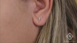handmade natural diamond studs