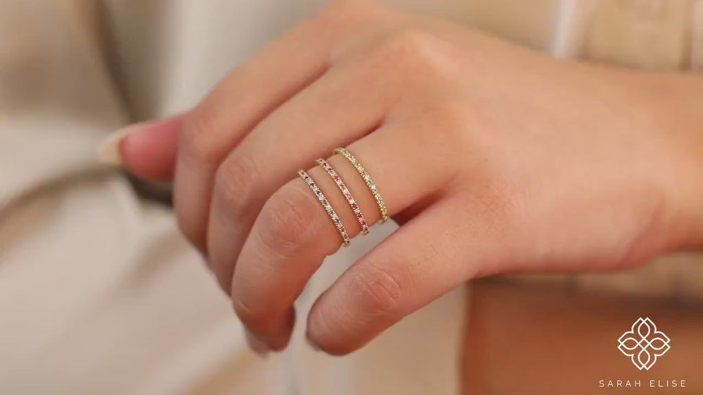 petite eternity rings