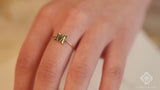 minimalist initial ring 