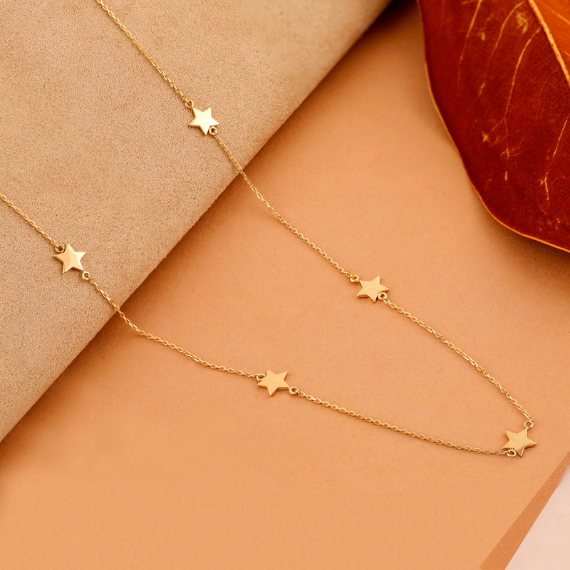 five stars necklace