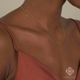 Black Diamond Pendant Necklace
