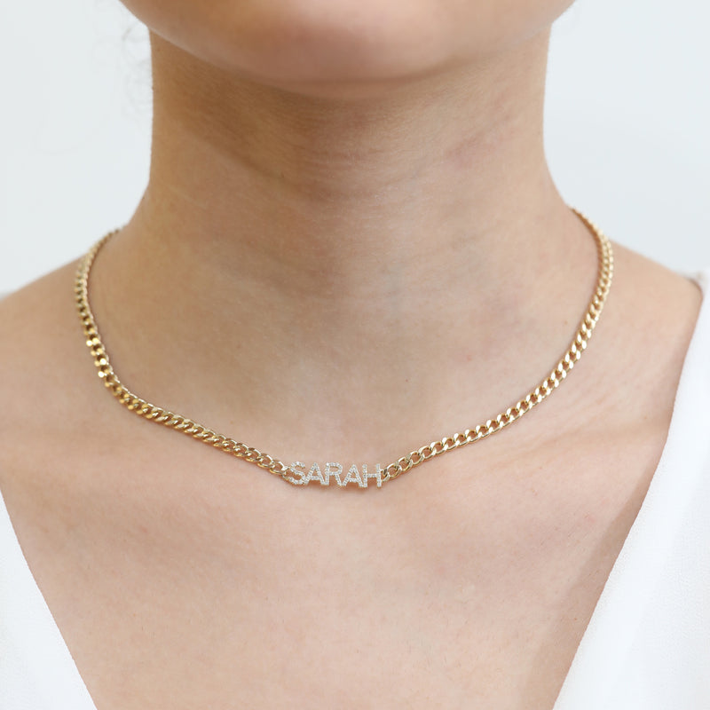 Custom Name Gold Chain