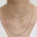 Gold Handmade Cuban Chain Necklace