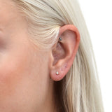 Minimalist Diamond Earring