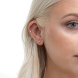 Handmade Gold Star Earrings