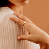 Solid Gold Diamond Ring