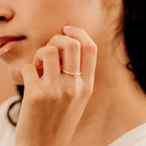 Handmade Solid Gold Initial Ring