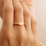 Solid Gold Personalized Ring